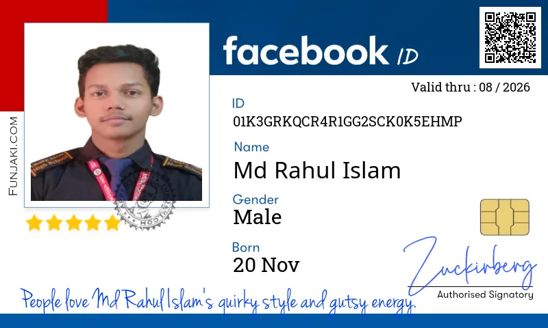 Facebook ID Card