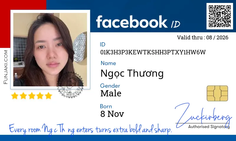 Facebook ID Card