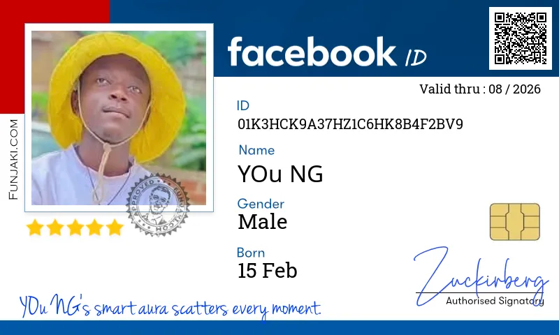 Facebook ID Card