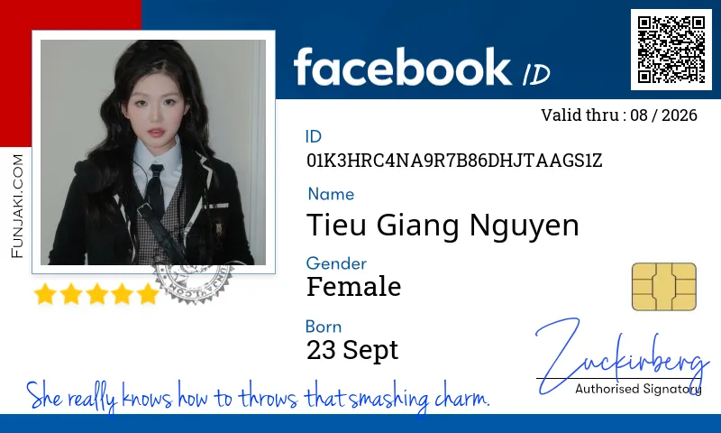 Facebook ID Card
