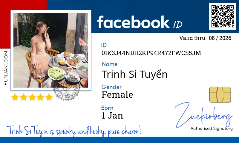 Facebook ID Card