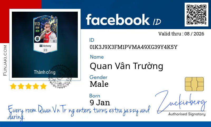 Facebook ID Card