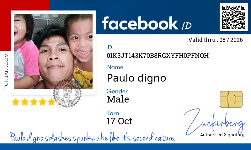 Facebook ID Card