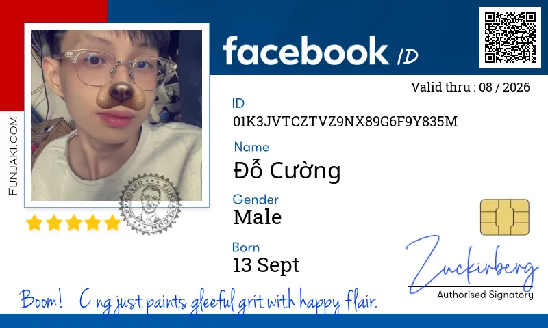Facebook ID Card