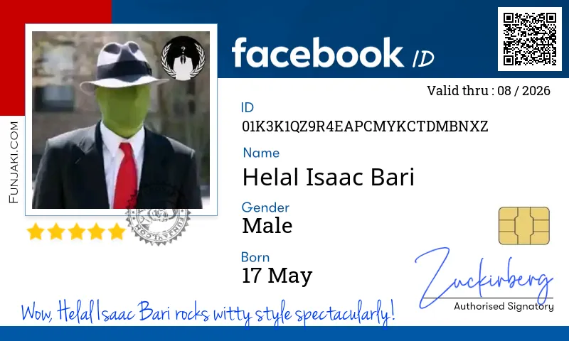 Facebook ID Card