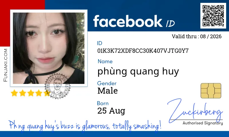 Facebook ID Card