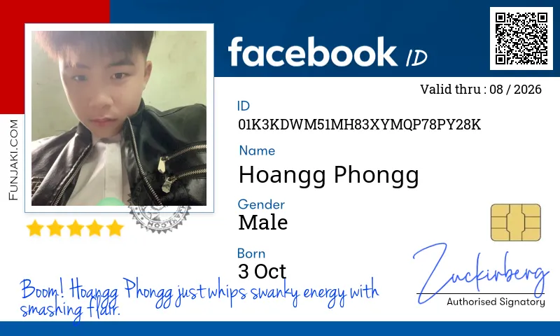 Facebook ID Card