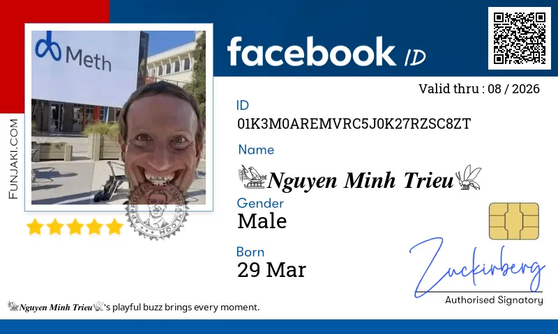 Facebook ID Card