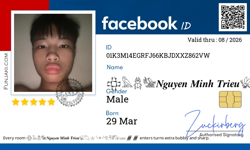 Facebook ID Card