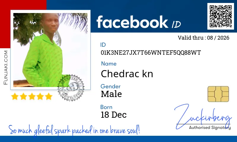 Facebook ID Card