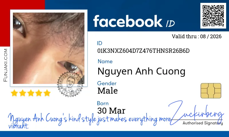 Facebook ID Card