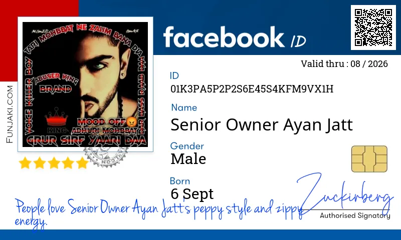 Facebook ID Card