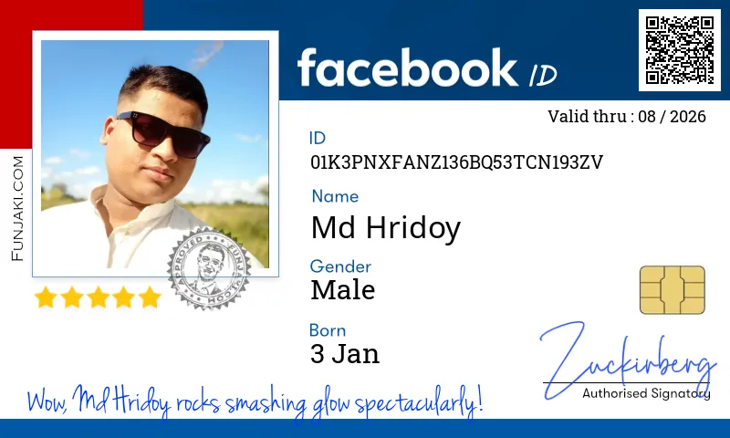 Facebook ID Card