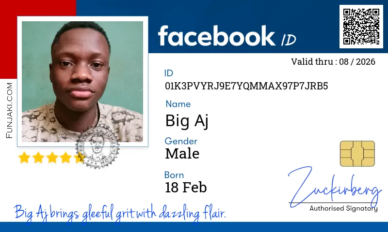 Facebook ID Card