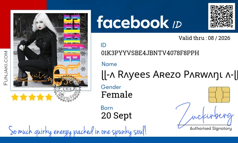 Facebook ID Card