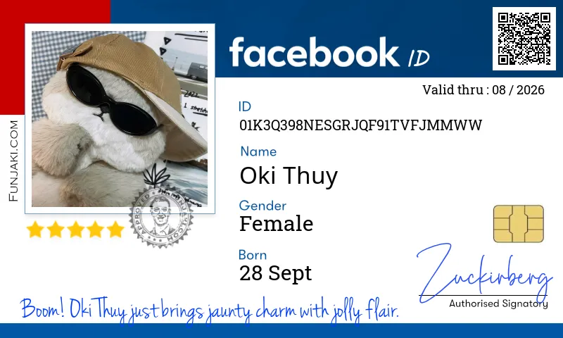 Facebook ID Card