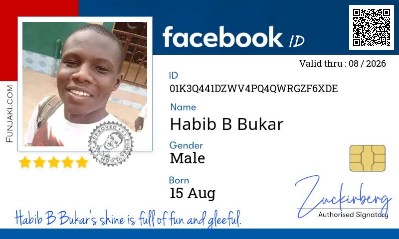 Facebook ID Card