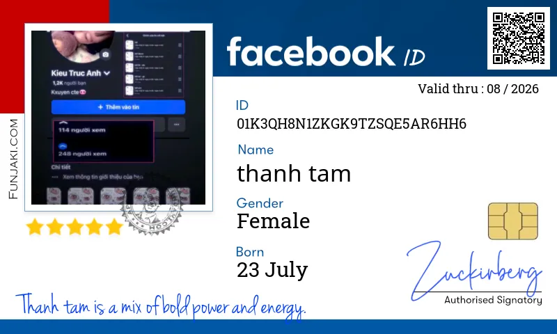 Facebook ID Card