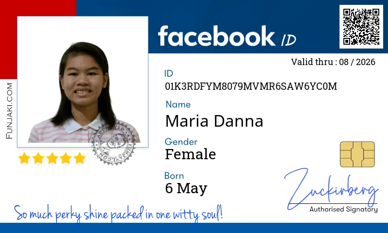 Facebook ID Card