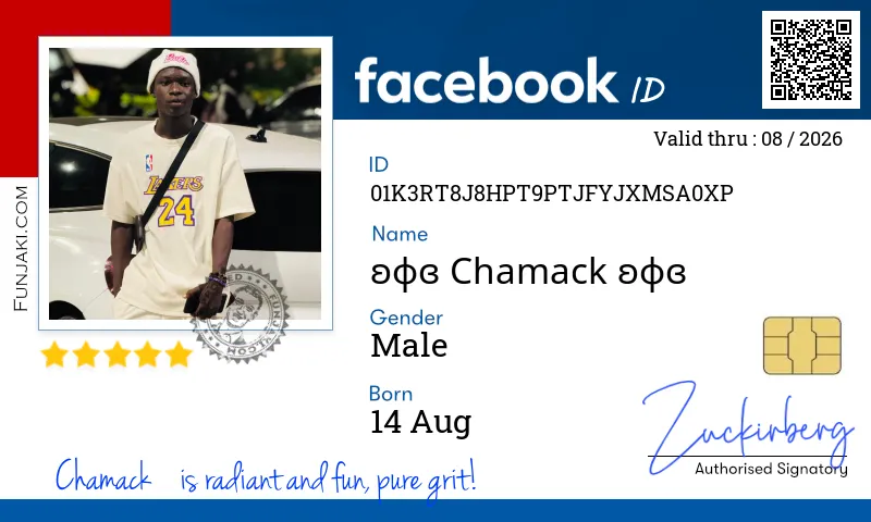 Facebook ID Card