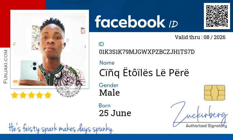 Facebook ID Card