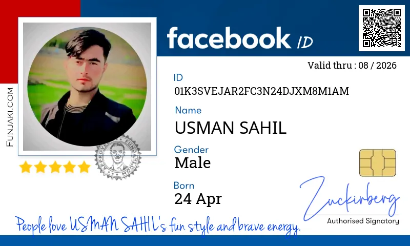 Facebook ID Card