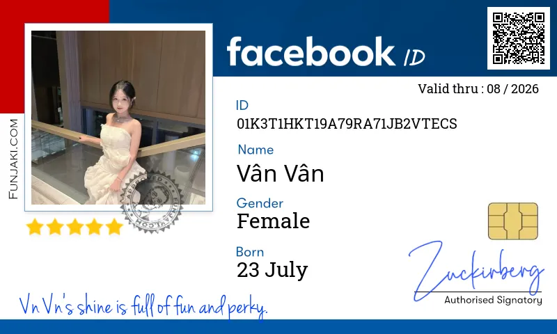 Facebook ID Card