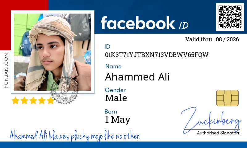 Facebook ID Card