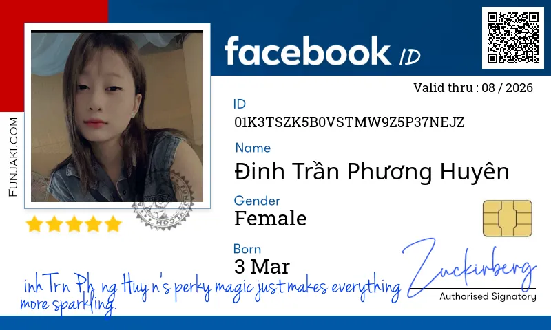 Facebook ID Card
