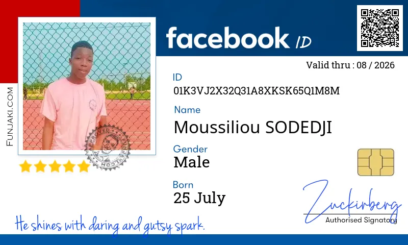 Facebook ID Card