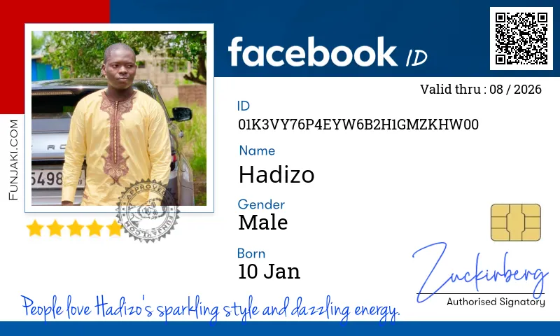 Facebook ID Card