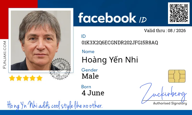 Facebook ID Card