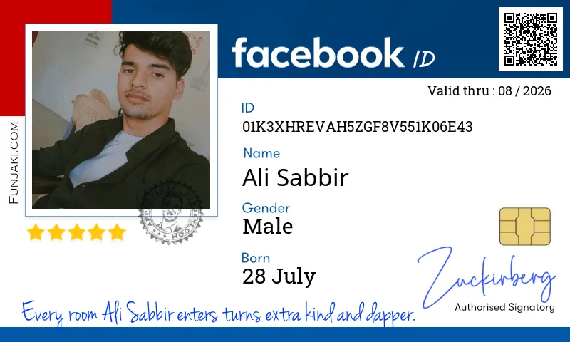 Facebook ID Card
