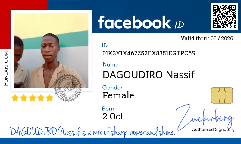Facebook ID Card