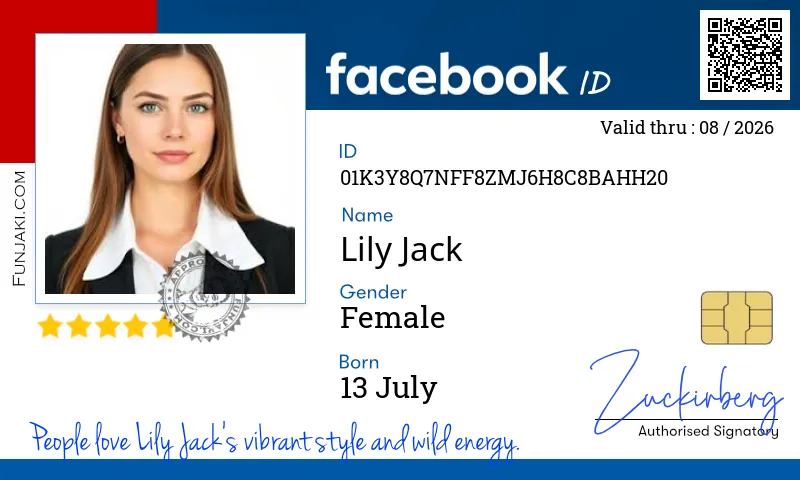 Facebook ID Card