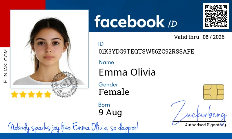Facebook ID Card