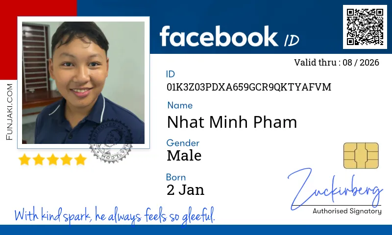 Facebook ID Card