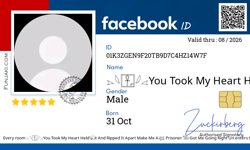 Facebook ID Card