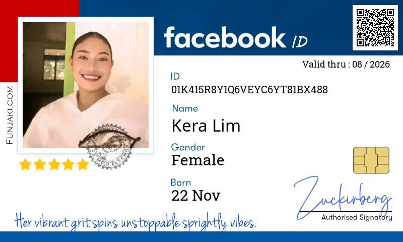 Facebook ID Card