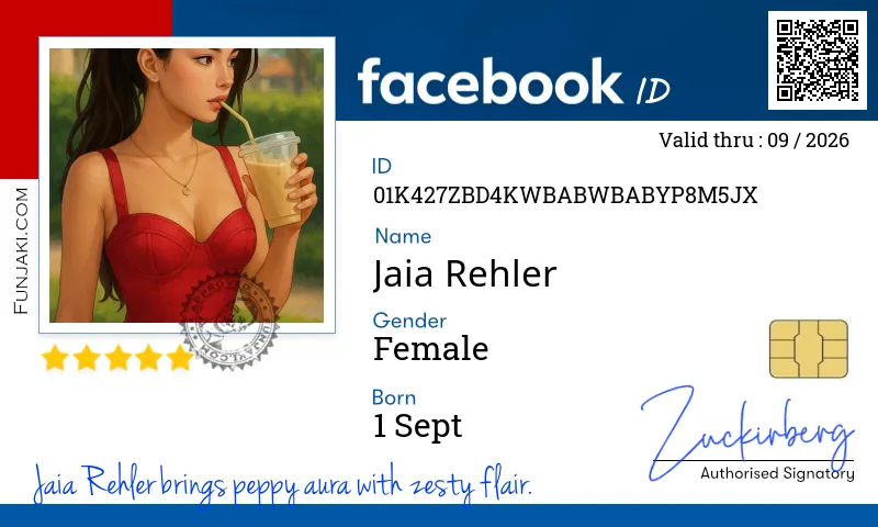 Facebook ID Card