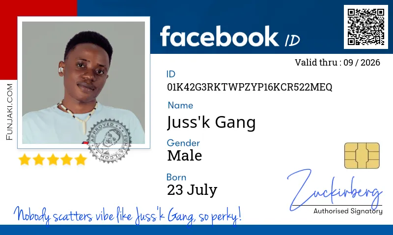 Facebook ID Card