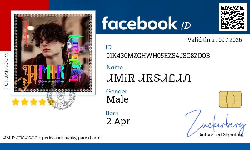 Facebook ID Card