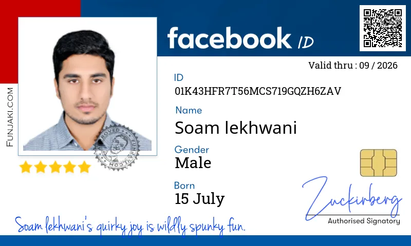 Facebook ID Card