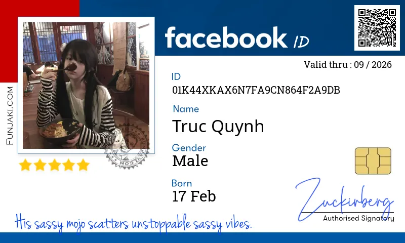 Facebook ID Card