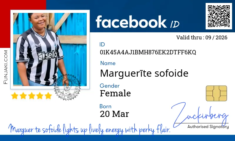 Facebook ID Card