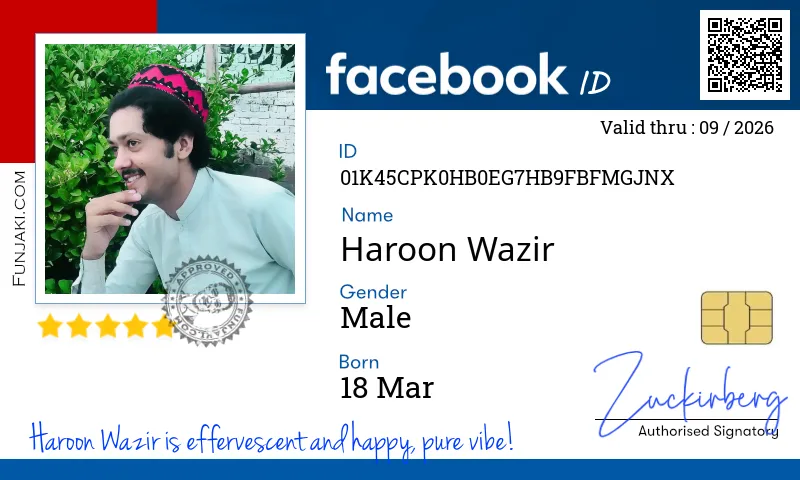 Facebook ID Card