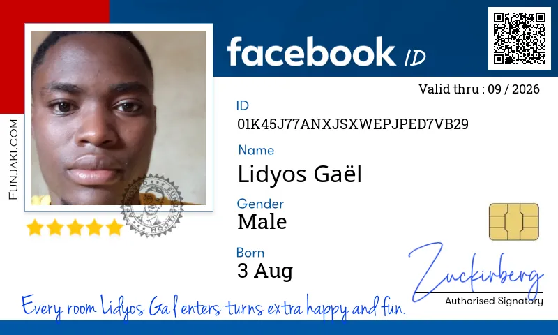 Facebook ID Card