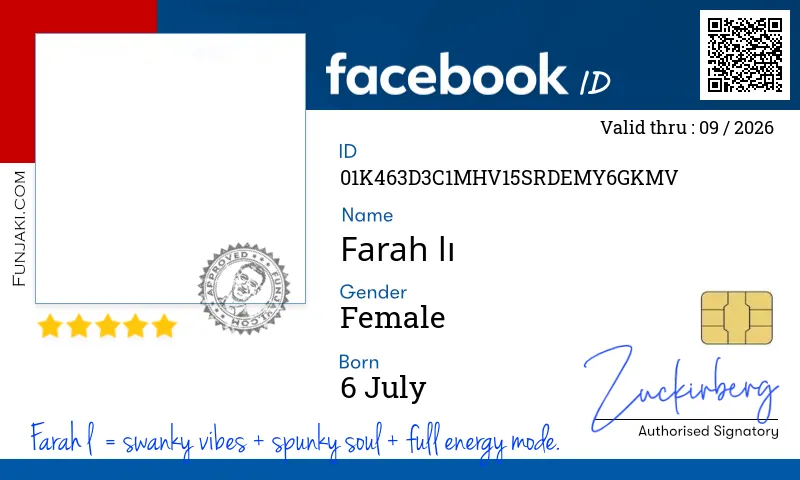 Facebook ID Card