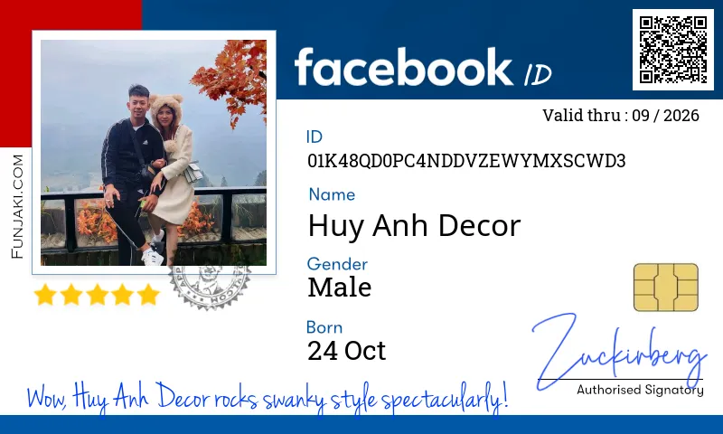 Facebook ID Card