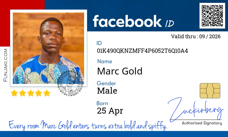 Facebook ID Card